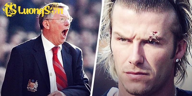 Vết thương của David Beckham do mũi giày của Sir Alex