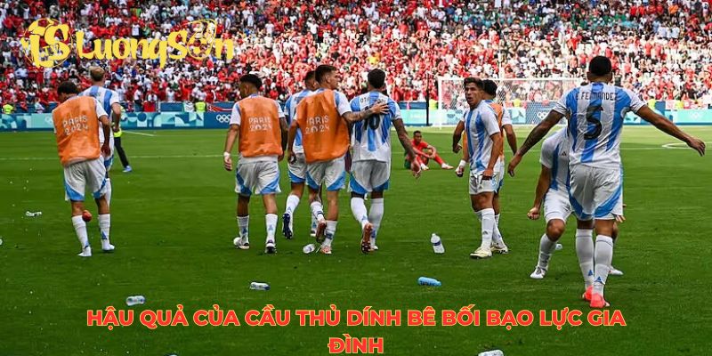 Hậu quả của cầu thủ dính bê bối bạo lực gia đình